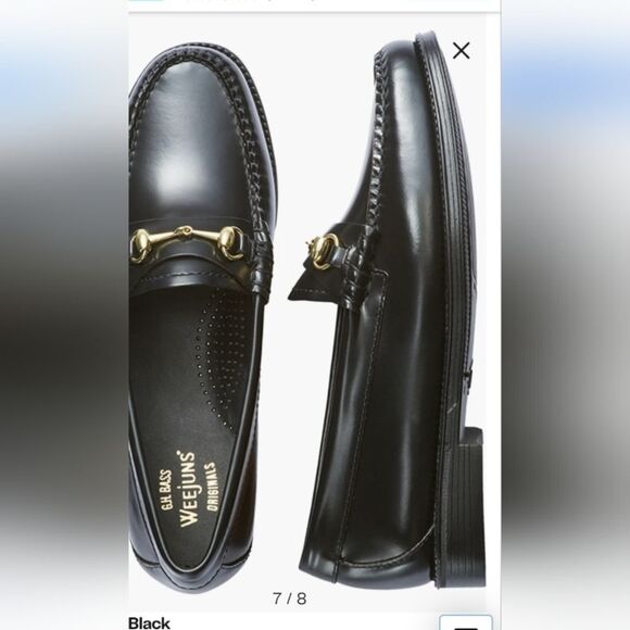 GH Bass Weejons Lianna leather Bit Loafers w memory foam cushioning size 9.5 NWT - Picture 2 of 8